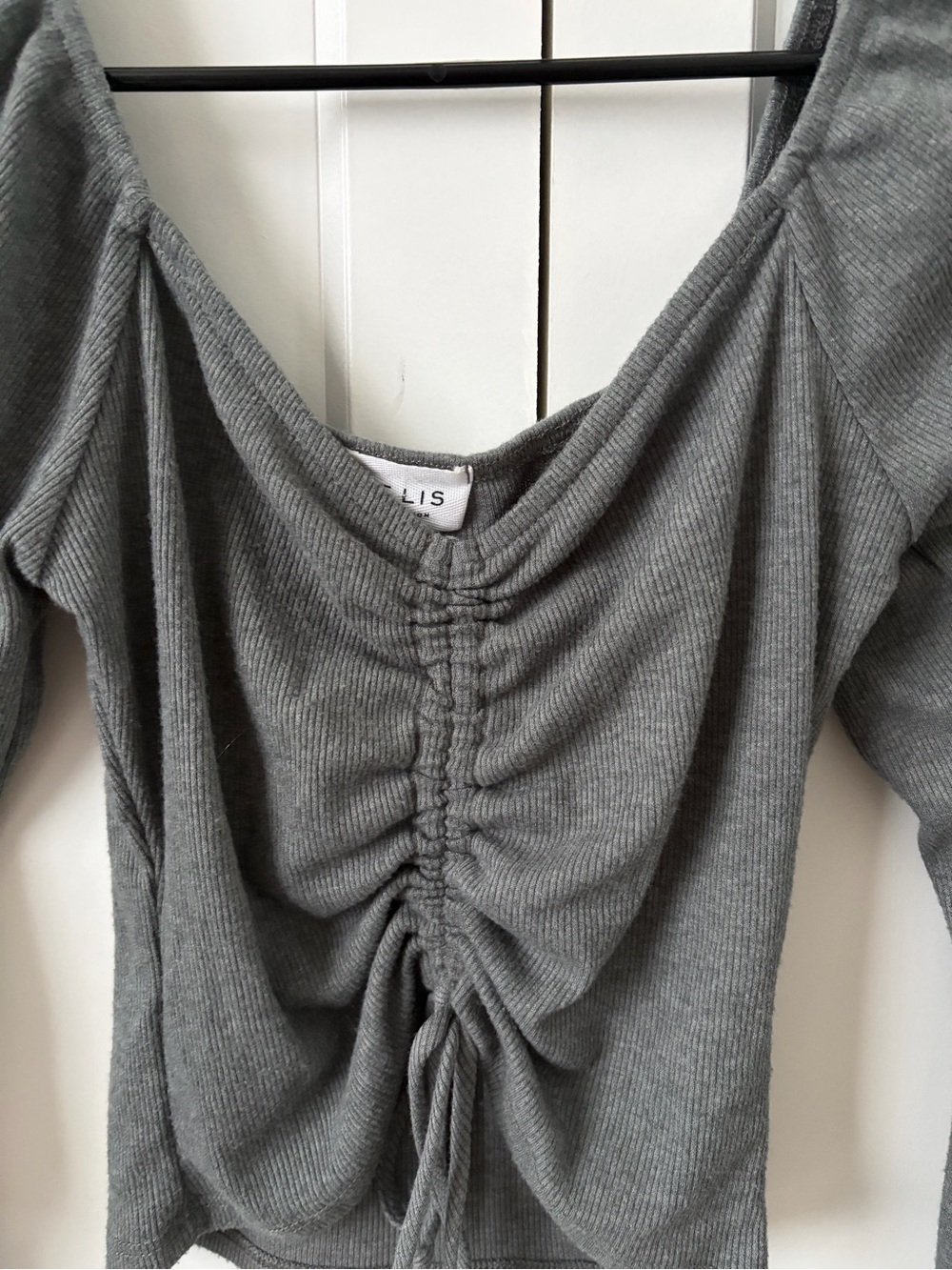 Gray Crop Top - Picture 5 of 5